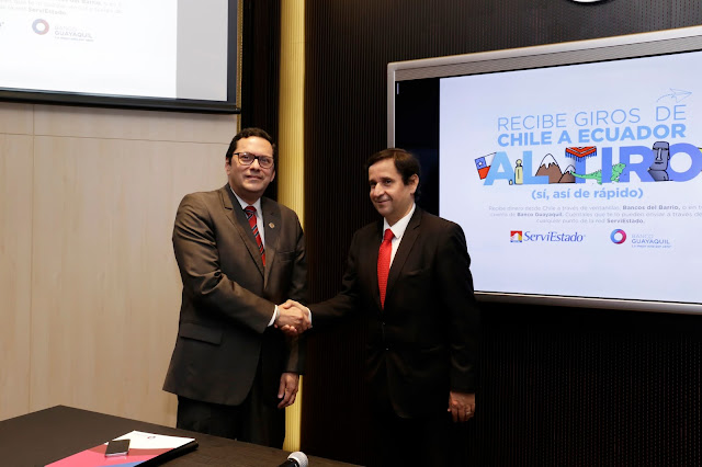 Banco Guayaquil realiza alianza con Banco Estado de Chile