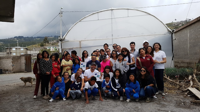 Coface construyó y donó un invernadero a la Fundación Ecuasol