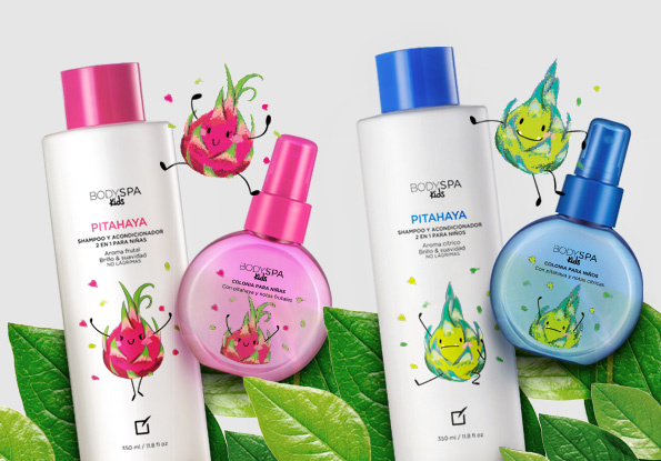 Body Spa Kids una línea de corazón verde