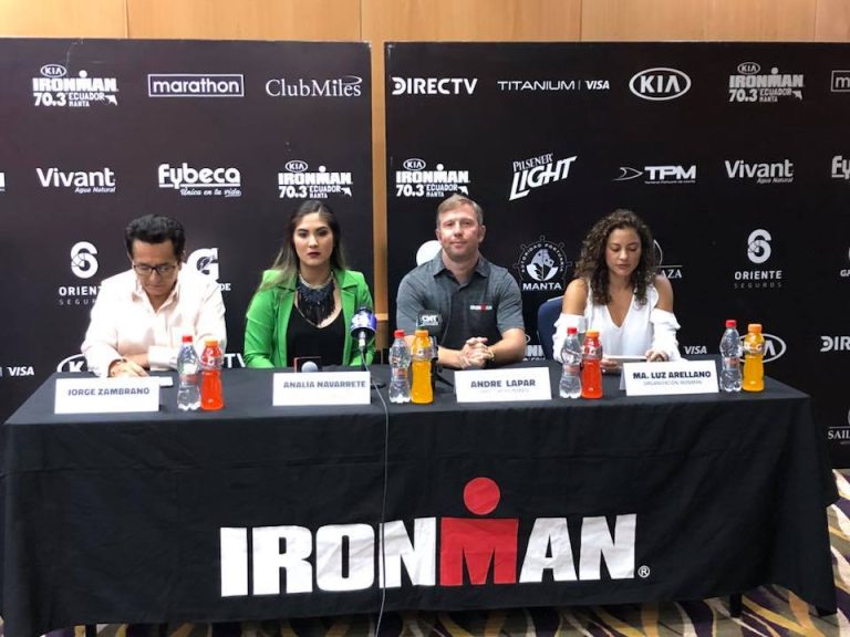 Alcaldía de Manta invierte USD 60.000 para recibir a turistas y atletas que participarán en el KIA IRONMAN 70.3