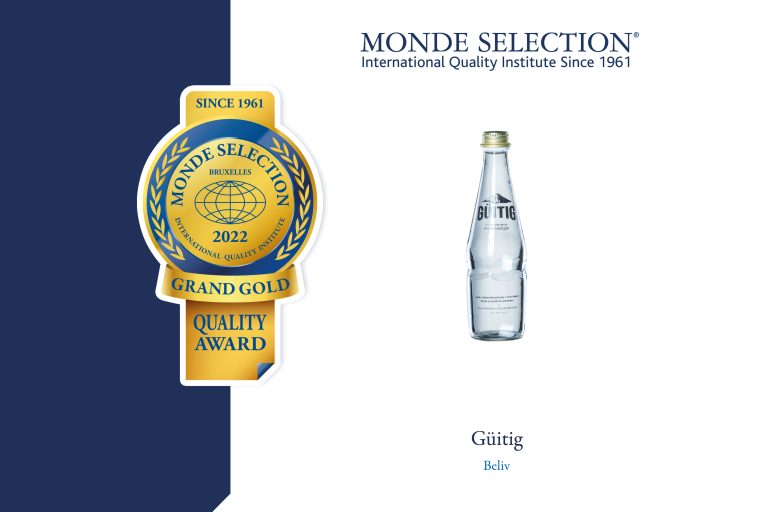 Güitig gana Grand Gold Quality Award 2022 otorgado por Monde Selection en Bruselas.