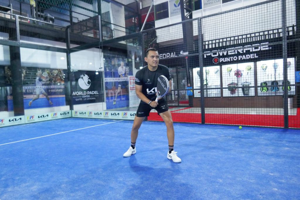 Charlie Moon, único padelista ecuatoriano y sudamericano seleccionado para competir